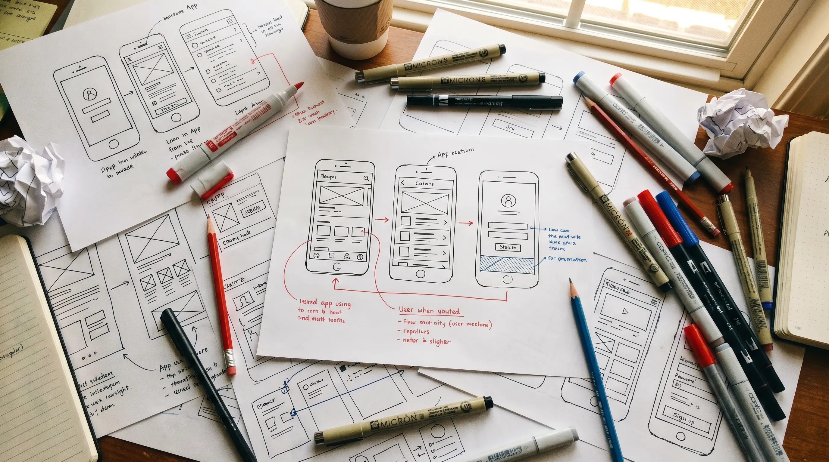 Wireframes und Konzept